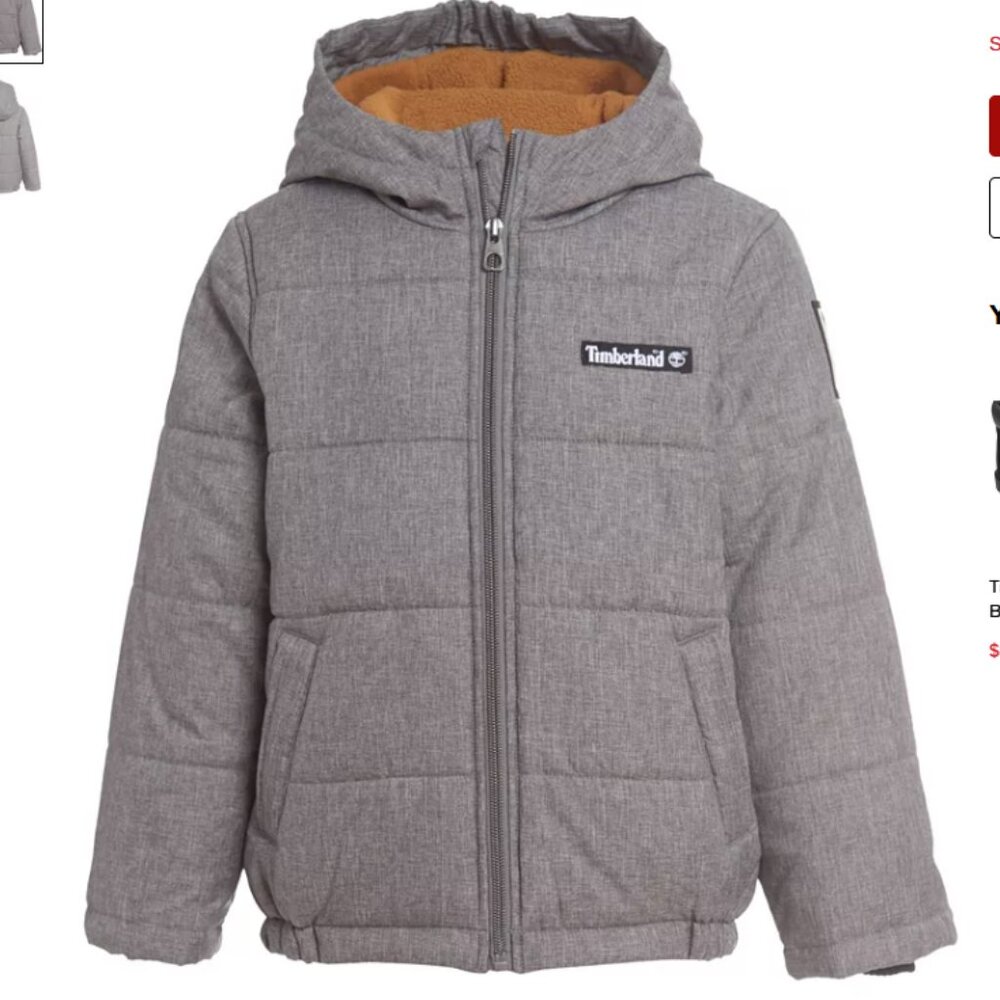 Timberland Big Boys Puffer Coat 5